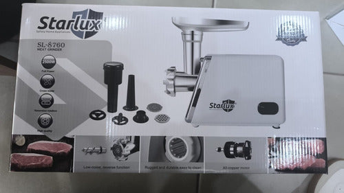 Maquina Para Moler Carne Picadora Electrica Carne Sl Starlux