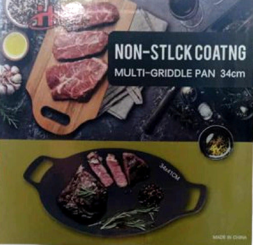 Parrilla Multiplancha, Barbacoa, Multi-griddle Grill 34cm