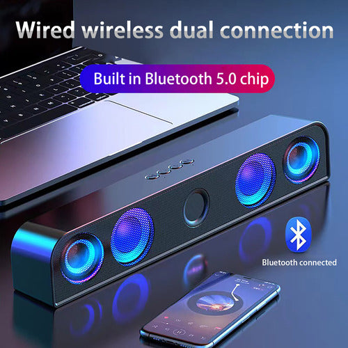 Sistema De Cine En Casa Con Audio Bluetooth Colorido J Hy-68