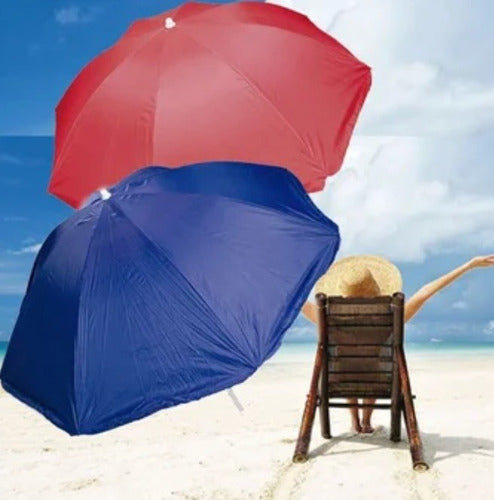 Paraguas Quitasol Verano Playa + Funda Pvc