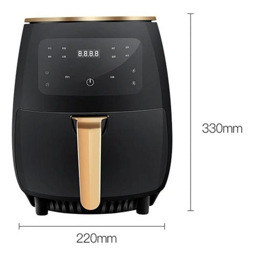 Freidora De Aire Airfryer Sin Aceite Pantalla Digital 4,5 Lt