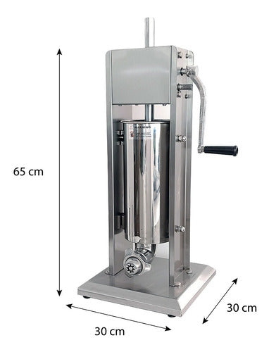 Máquina Churros Manual Vertical 3 Lts Acero Inoxidable