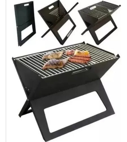 Parrillera Plegable De Carbón Portátil Para Asados