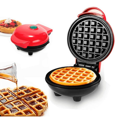 Mini Wafflera Sokany Eléctrica Para Repostería O Comidas