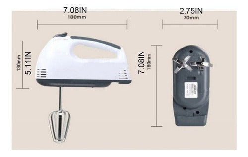 Batidor Pedestal Con Molde De Acero 7 Velocidades 2 Litros