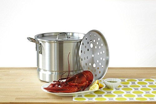 Imusa Usa  Olla De Aluminio Para Tamal Y Vaporera De 32...