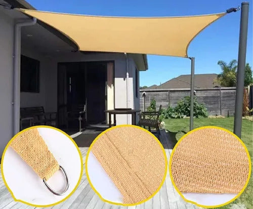 Toldo Vela Sombreadora Malla Sombra 3x3