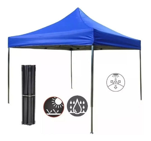 Toldo Plegable Metálico Antioxidable Impermeable