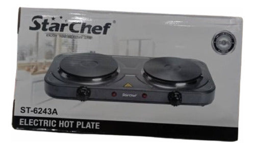 Cocina Cocinilla  Eléctrica 2 Platos Star Chef 2000w