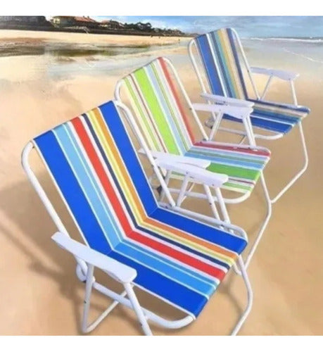 Silla Playera Plegable Ideal Para La Piscina Playa