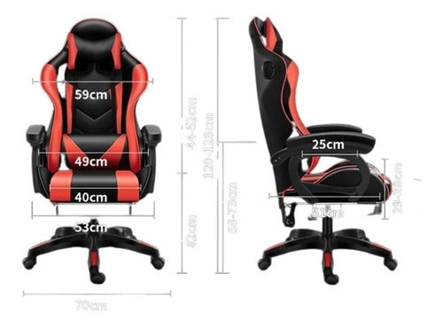 Silla Gamer Stratos Sillas Gamers Con Reposapies