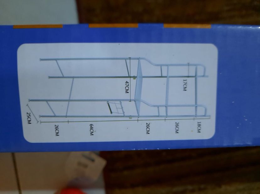Estante Organizador de Baño metálico