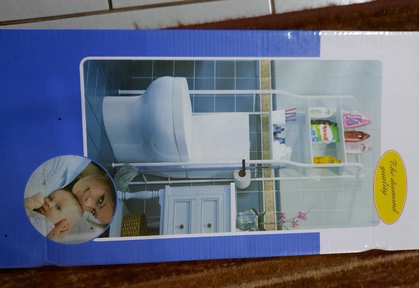 Estante Organizador de Baño metálico