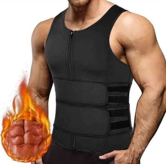 Faja de Caballero Chaleco Neopreno Reductora Efecto Sauna