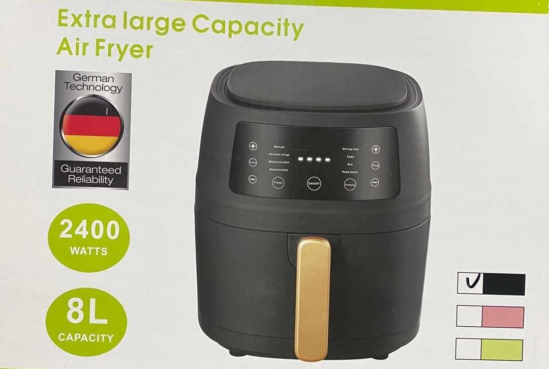 Oferta Freidora Eléctrica de Aire a Presión, Ahorro de Tiempo 8.0 Litros