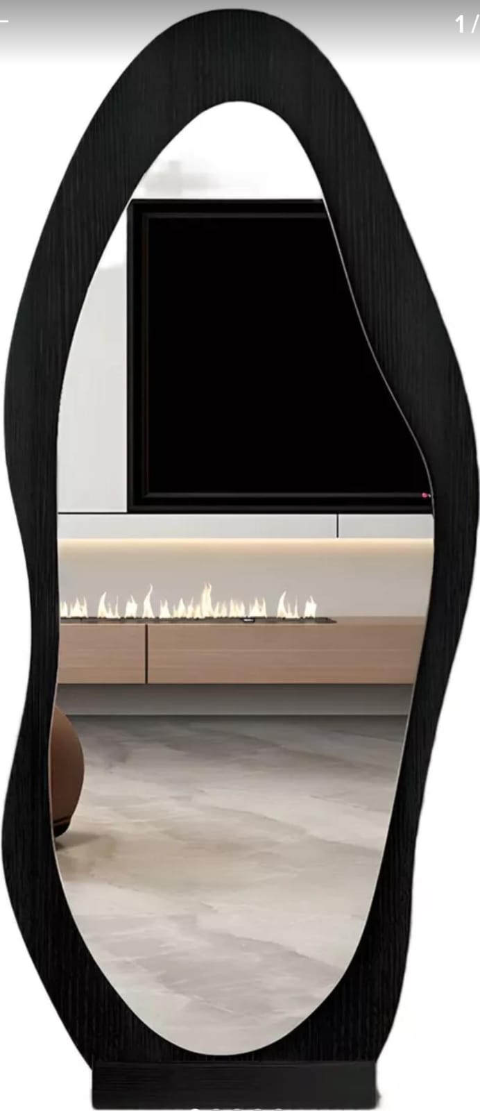 🥳Espejo Pedestal Cuerpo Completo Estilo Ondas