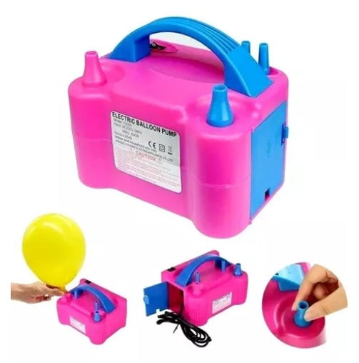 INFLADOR GLOBOS ELECTRICO 2 INYECTORES