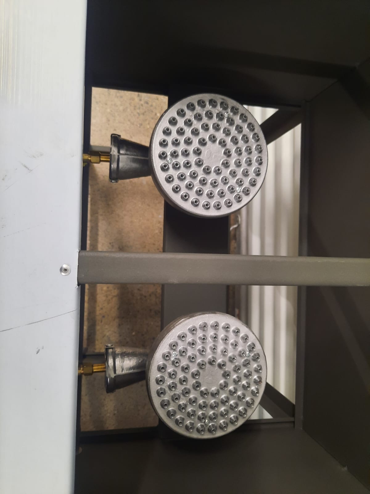 Freidora Doble de 12 litros a GAS con Pedestal