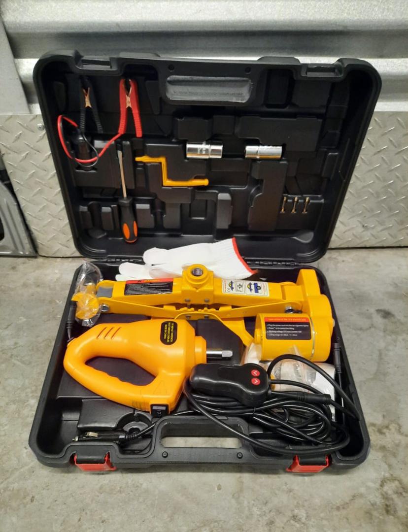Kit Gata Eléctrica Para Vehículos 12 V 2t Llave Impacto