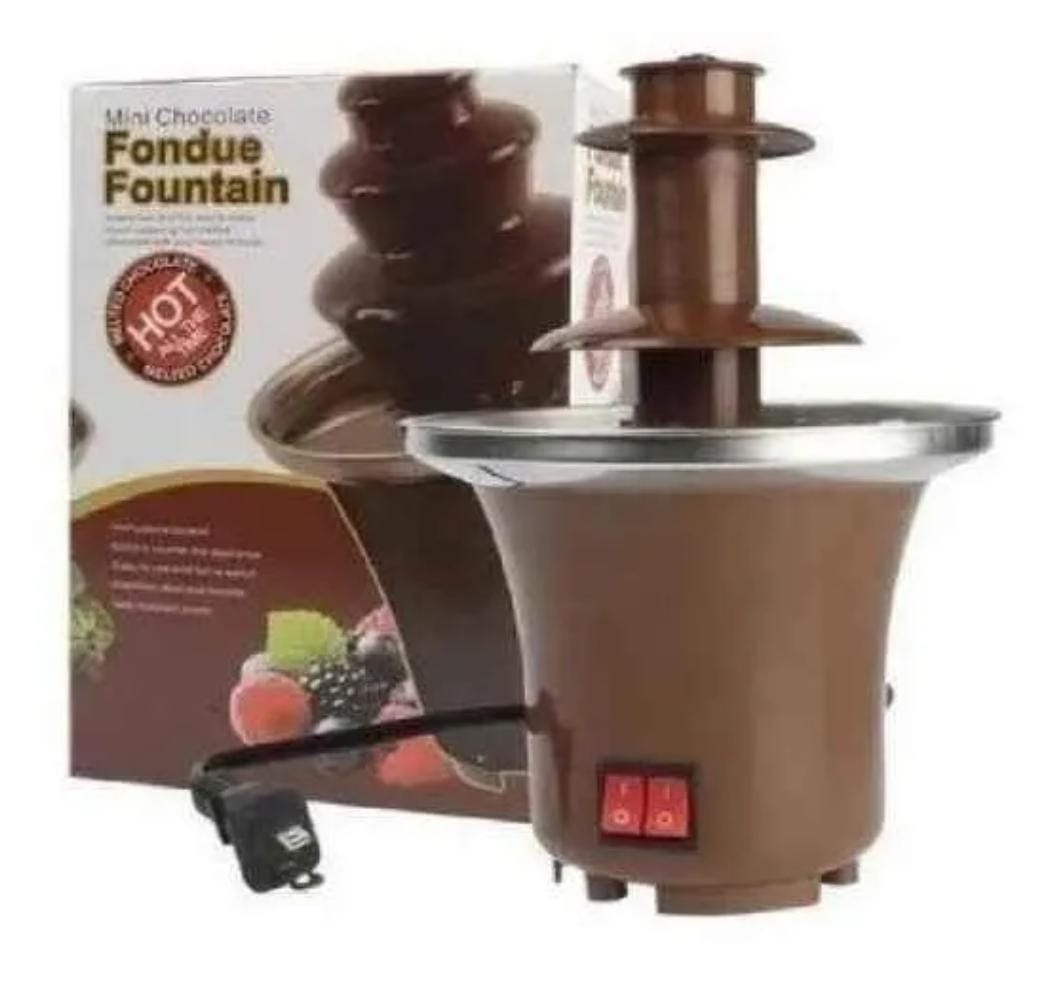 Mini Cascada de Chocolate Fuente Chocolatera Eléctrica