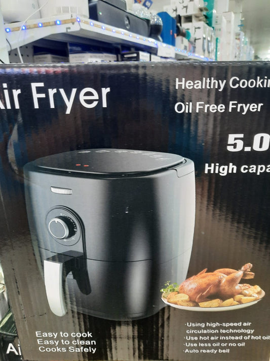 Oferta Freidora Eléctrica de Aire a Presión, Ahorro de Tiempo 5.0 Litros