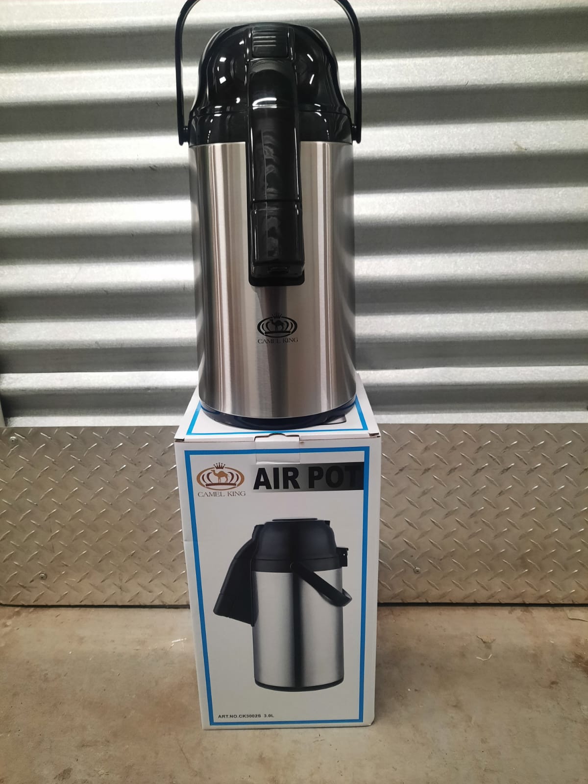 Oferta Termo Cromado con Vidrio Interno de 3lts AIR POT