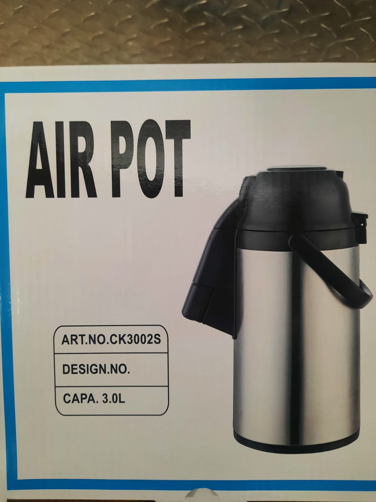 Oferta Termo Cromado con Vidrio Interno de 3lts AIR POT