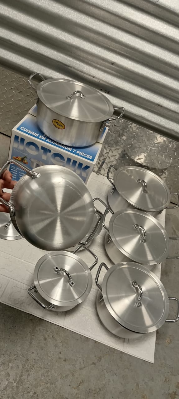 Oferta de Set  de Ollas de Aluminio 7 piezas