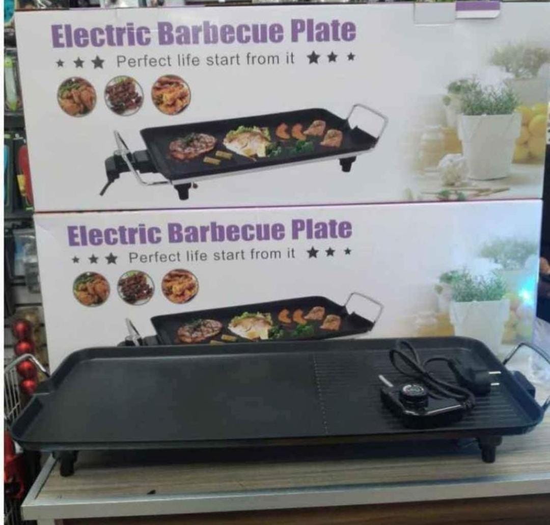 Parrilla eléctrica con plancha