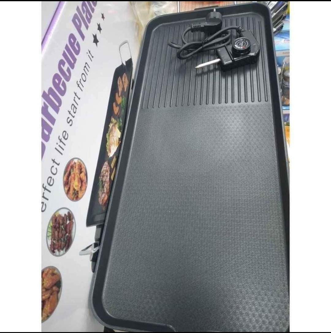 Parrilla eléctrica con plancha