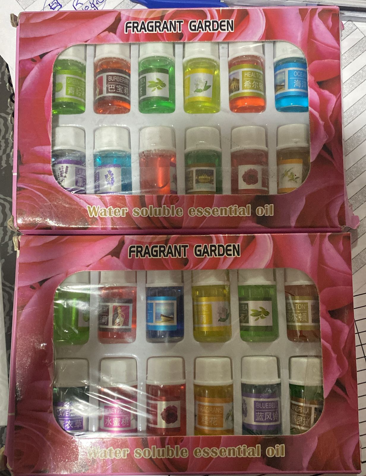 Set de Aceite Esencial Fragrant Garden 12 frascos