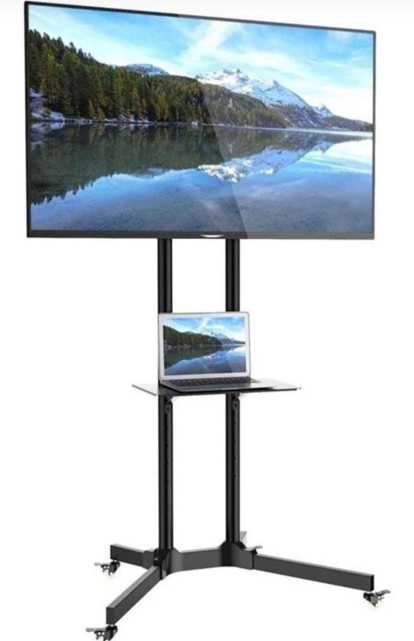 Soporte Base TV LCD Led Smart tipo Pedestal con Rueda Móvil 32 - 70