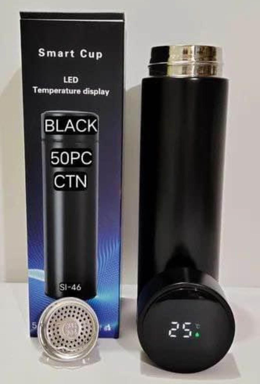 Termo 500 ml Digital Inteligente con Medidor de Temperatura