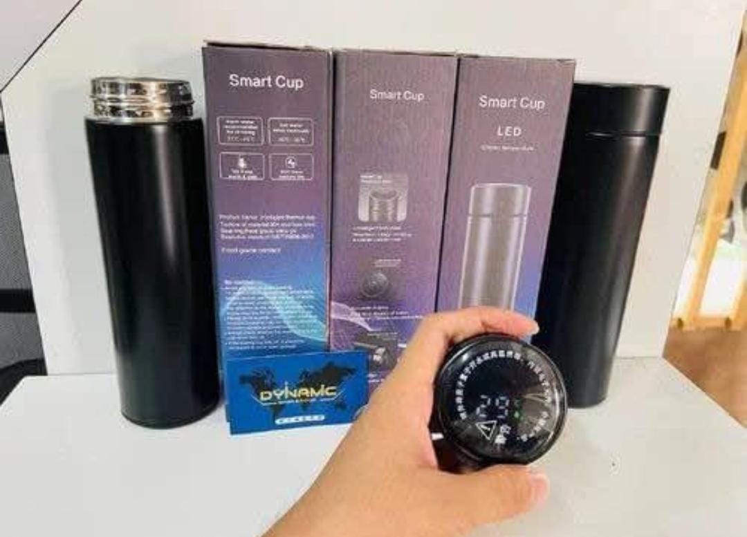Termo 500 ml Digital Inteligente con Medidor de Temperatura