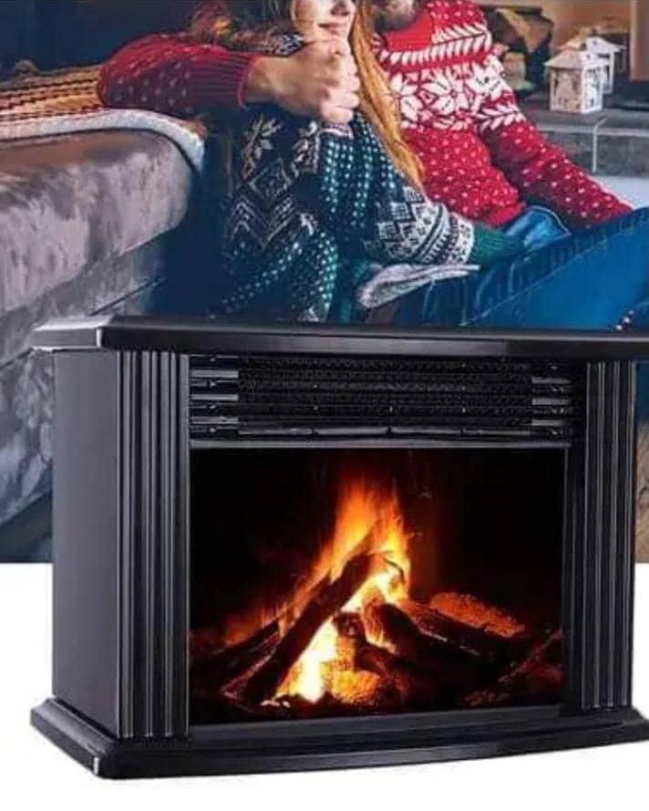 Estufa chimenea con control