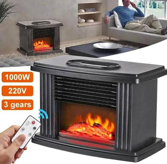 Estufa chimenea con control