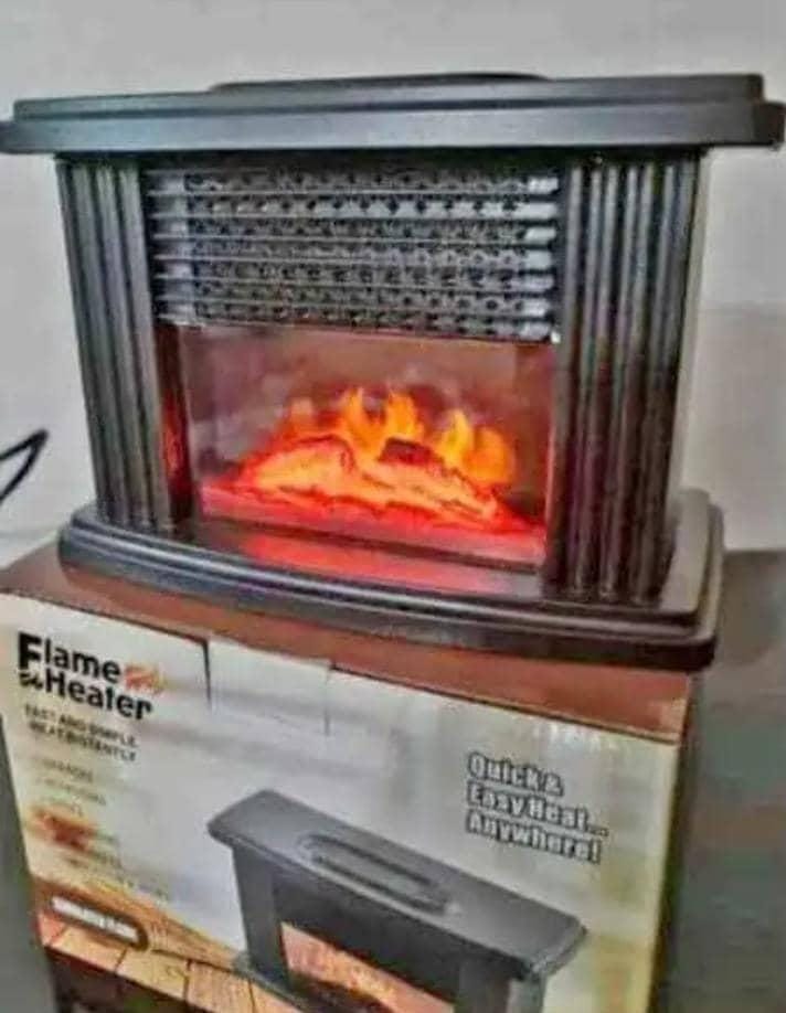 Estufa chimenea con control
