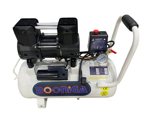 🚨⚙Compresor Silencioso 50lts 8 Bar - Oil Free Booniga⚙🚨