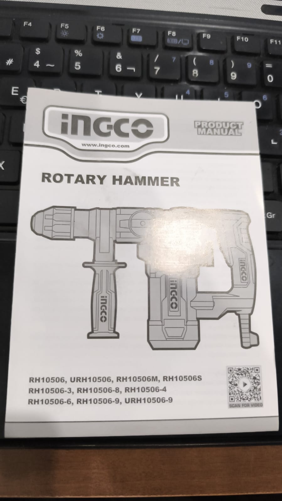 Rotomartillo Eléctrico de 1050w/4.5J  SDS Plus