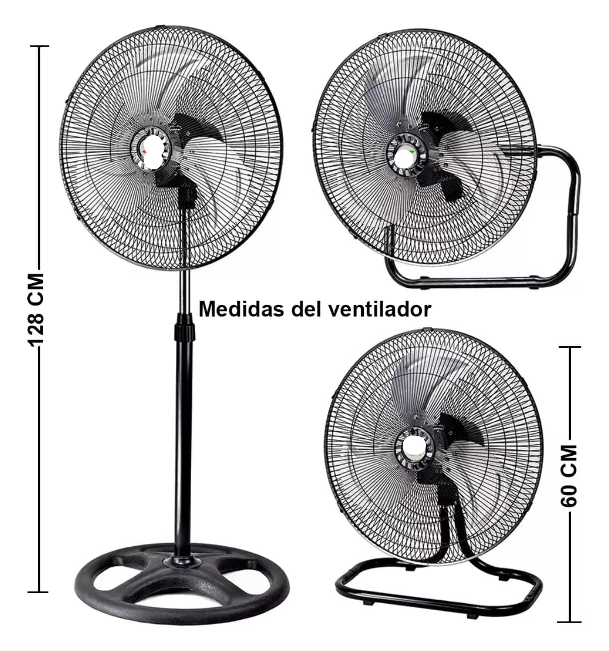 VENTILADORES DE 3 ASPA 18PULGADAS