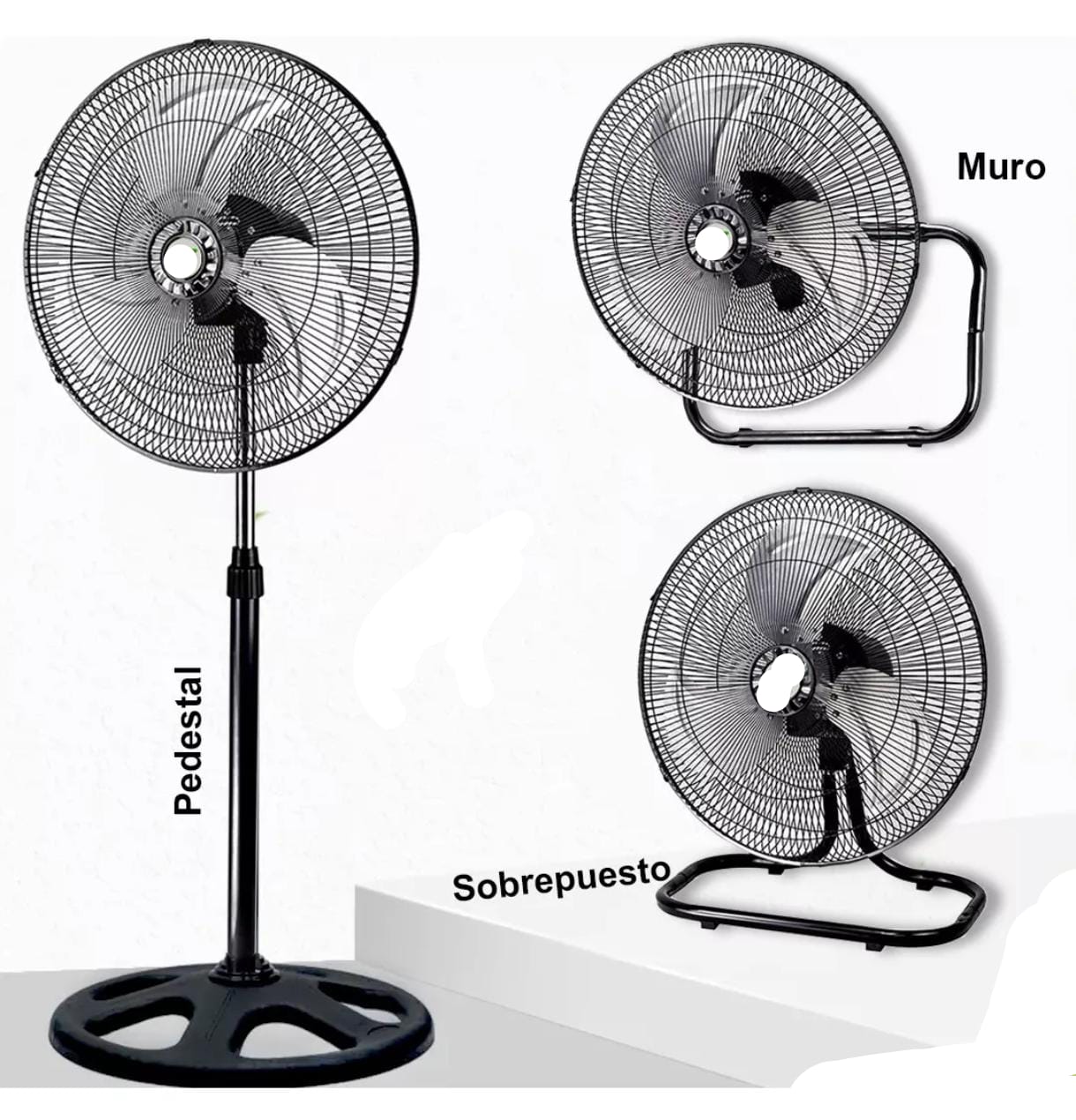 VENTILADORES DE 3 ASPA 18PULGADAS