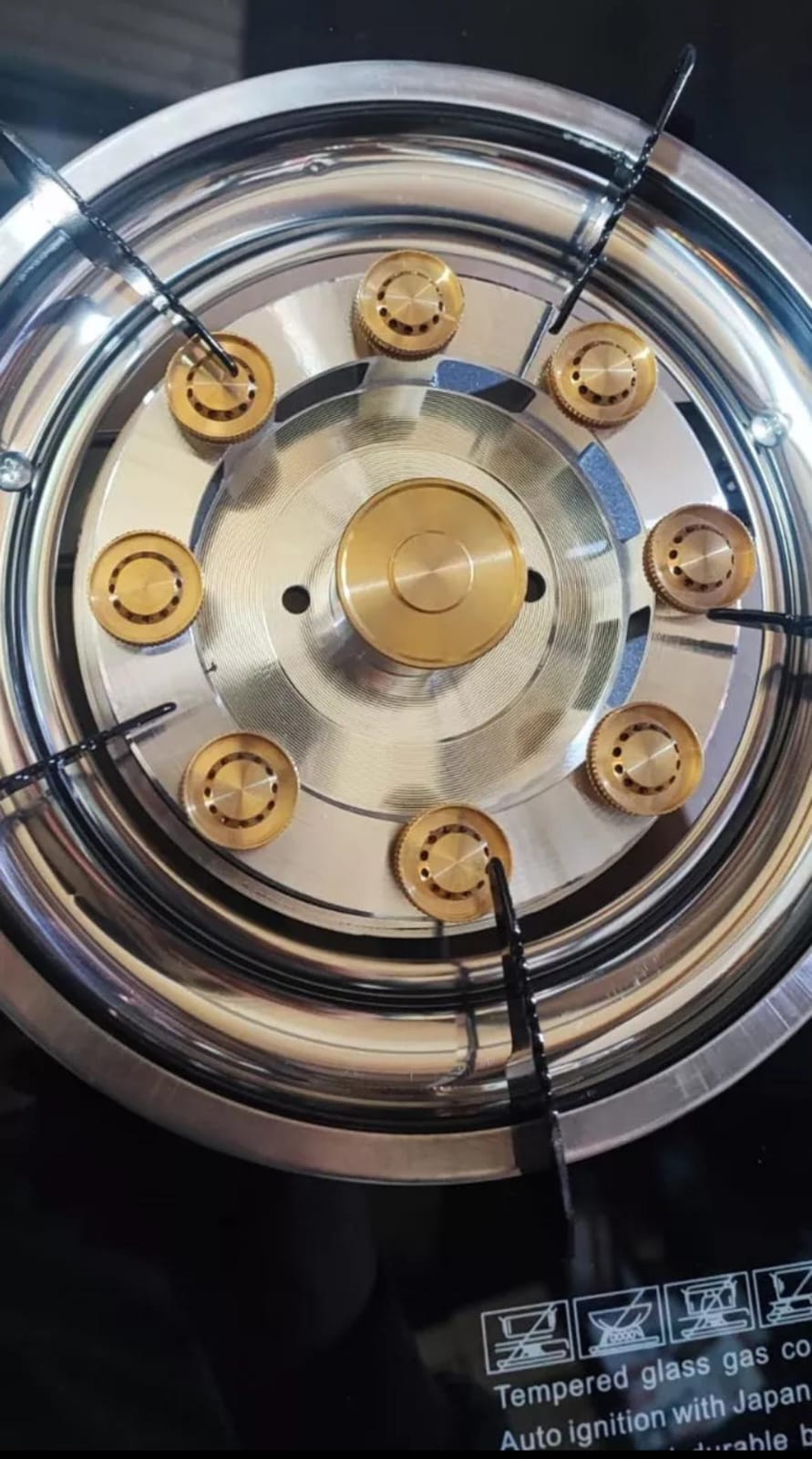 COCINA PORTÁTIL A GAS ENCIMERA 3 PLATOS
