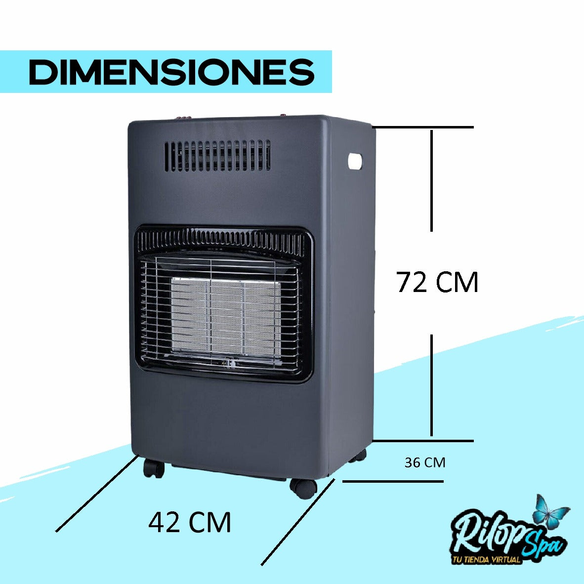 Estufa o Calefactor para interiores a Gas LQ-H002
