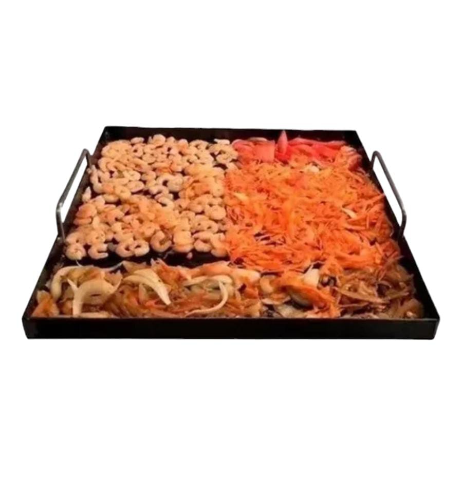 Plancha Churrasquera en Acero 3mm Nro: 40x40cm