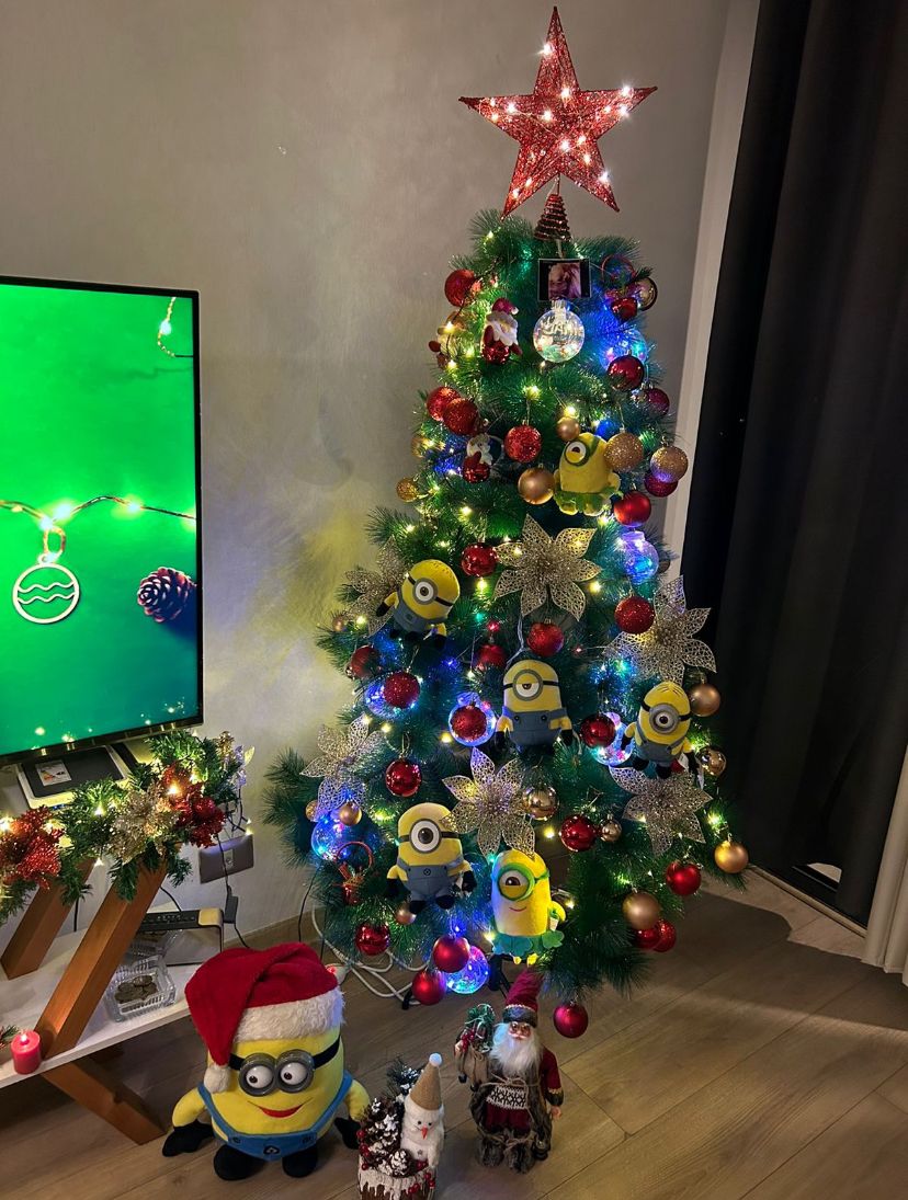 Oferta de Arbolitos de Navidad, Árbol verdes con Punto Blanco 1.80 mts