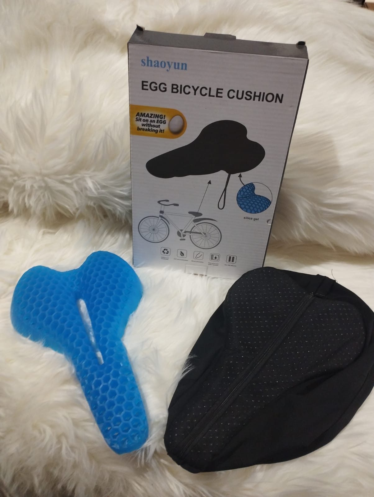 Asiento de gel para bicicletas