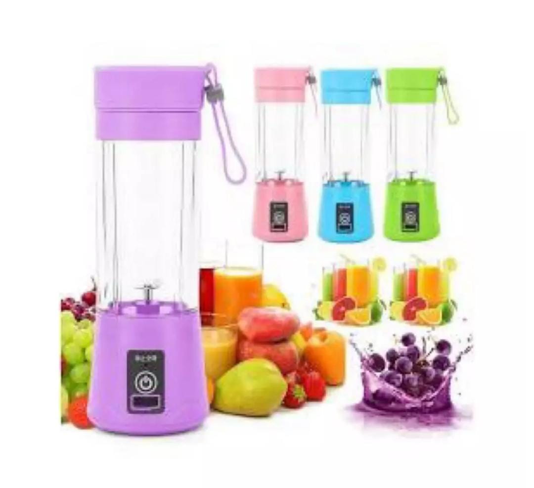 Batidora Licuadora Juguera Portátil USB Recargable  Colores