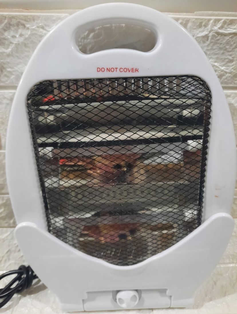 Calentador de cuarzo con termostato ajustable