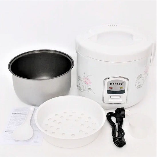 Arrocera Eléctrica Olla Multifuncional Marado 4lts 700w 220v Color Blanco