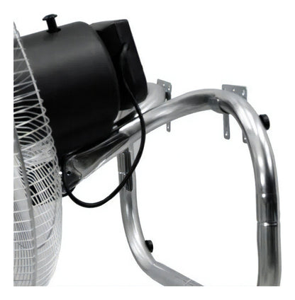Pack 2 Ventilador Industrial Metalico Alta Potencia 3 En 1 Cantidad De Aspas 5 Color De La Estructura Plateado Color De Las Aspas Plateada Diámetro 18 Material De Las Aspas Metal